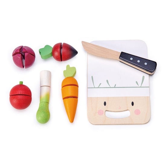 Mini Chef Chopping Board Tender Leaf Lil Tulips
