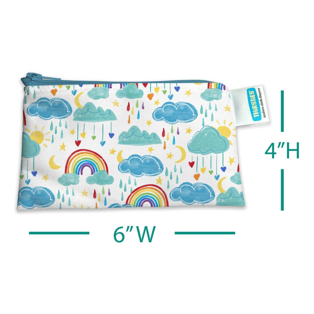 Mini Snack Bag - Rainbow Thirsties Lunch Boxes & Totes Lil Tulips