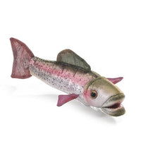 Mini Trout Rainbow Finger Puppet Folkmanis Puppets Folkmanis Puppets Lil Tulips