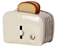 Miniature Toaster & Bread - Off White Maileg Lil Tulips