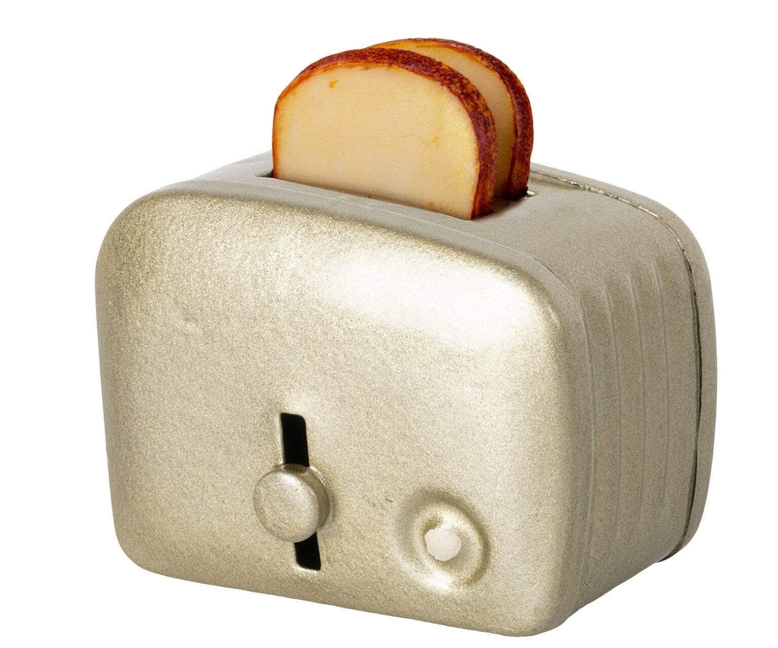 Miniature Toaster & Bread - Silver Maileg Lil Tulips