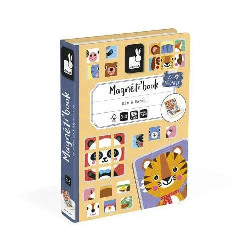 Mix & Match Magneti’Book Janod Magnet Toys Lil Tulips