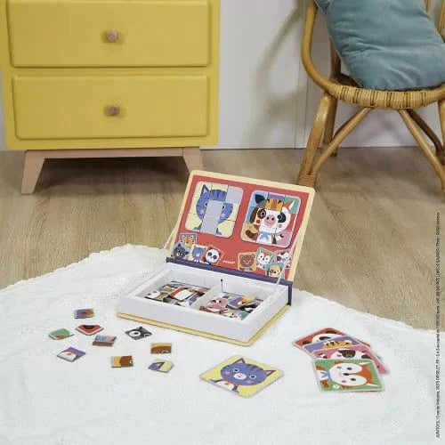 Mix & Match Magneti’Book Janod Magnet Toys Lil Tulips