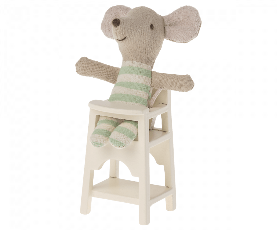 Mouse High Chair - Off White Maileg Lil Tulips