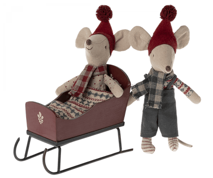 Mouse Sleigh - Red Maileg Lil Tulips