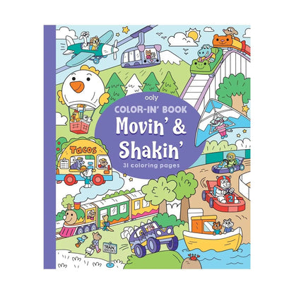 Movin' & Shakin' Color-in' Book OOLY Lil Tulips