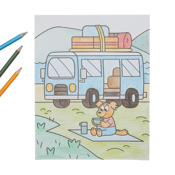 Movin' & Shakin' Color-in' Book OOLY Lil Tulips