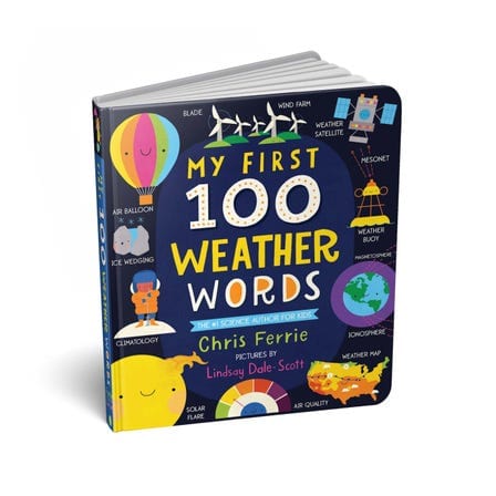 My First 100 Weather Words - Board Book (Padded) SourceBooks Lil Tulips