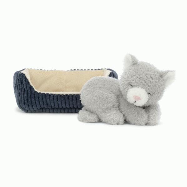Napping Nipper Cat JellyCat Stuffed Animals Lil Tulips