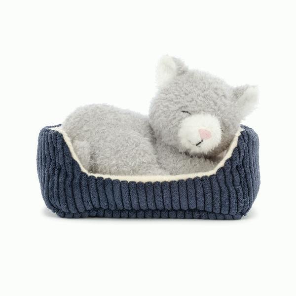 Napping Nipper Cat JellyCat Stuffed Animals Lil Tulips