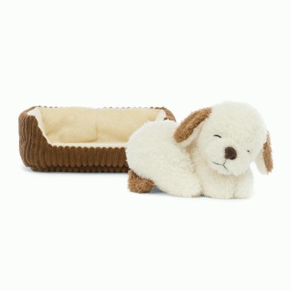 Napping Nipper Dog JellyCat Stuffed Animals Lil Tulips