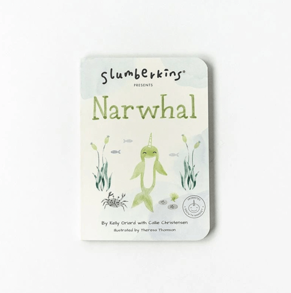 Narwhal Board Book Slumberkins Lil Tulips