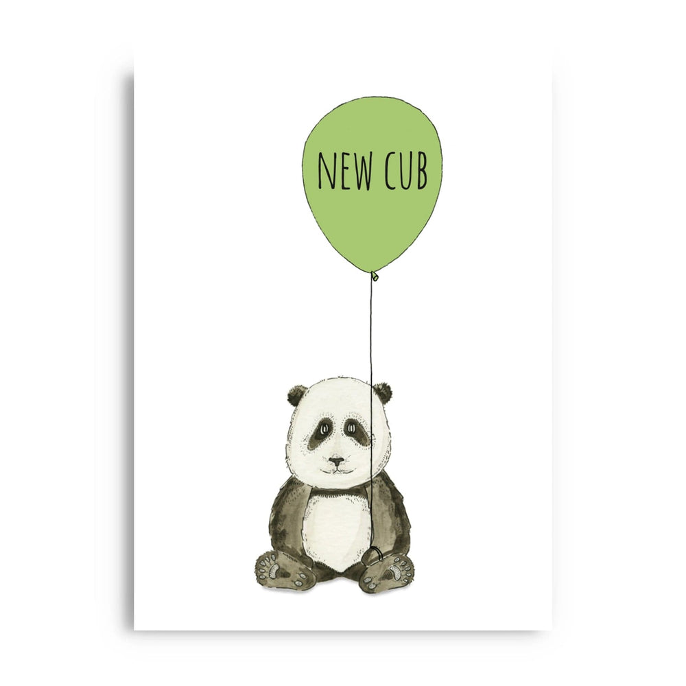 New Baby Card I Panda Fearless Flamingo Greeting & Note Cards Lil Tulips