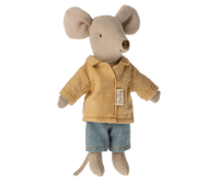 NEW Big Brother Mouse in Matchbox Maileg Lil Tulips