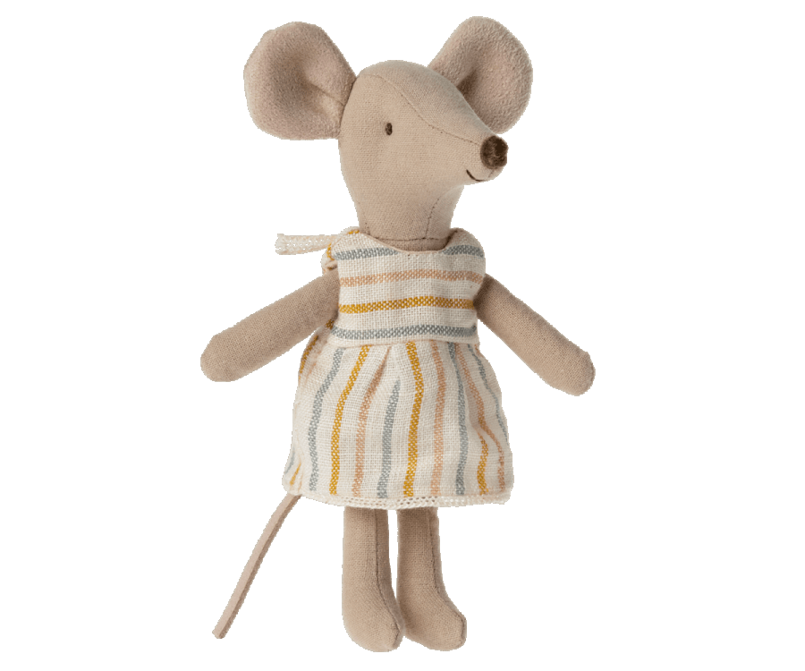 NEW Big Sister Mouse in Matchbox Maileg Lil Tulips