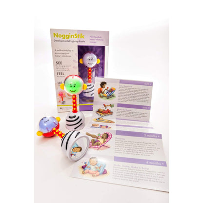 NogginStik Developmental Light-up Rattle Smartnoggin Smartnoggin Lil Tulips