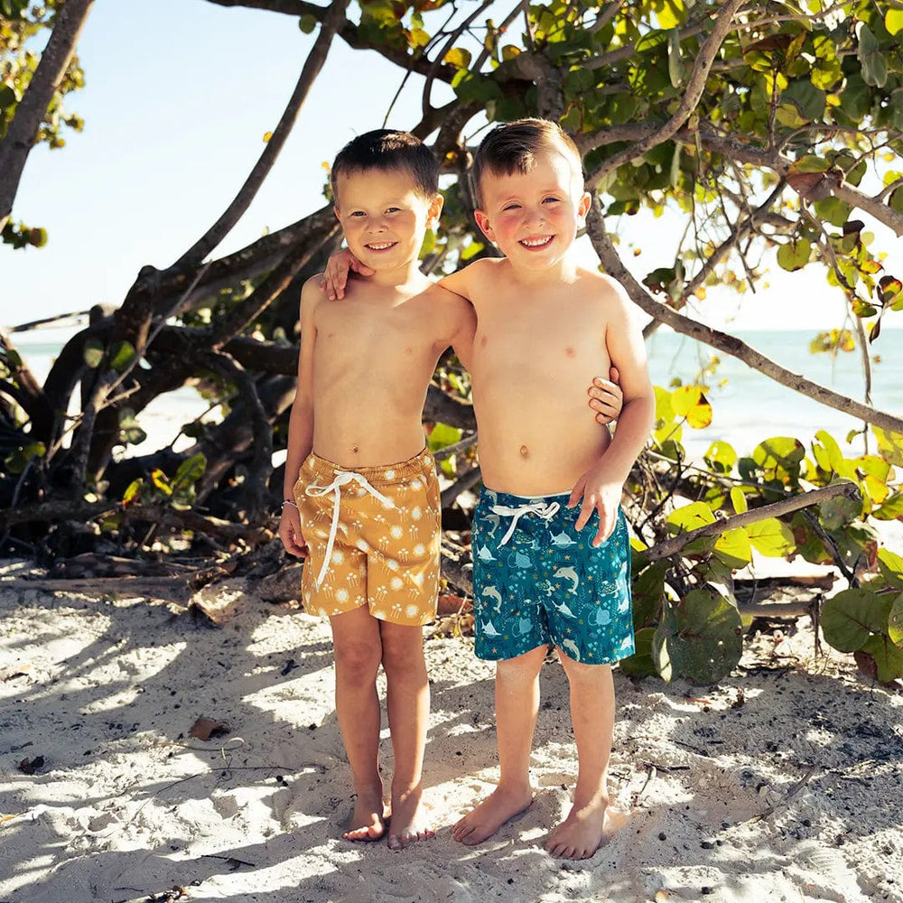 Ocean Friends Boy Swim Trunks Emerson and Friends Baby & Toddler Clothing Lil Tulips