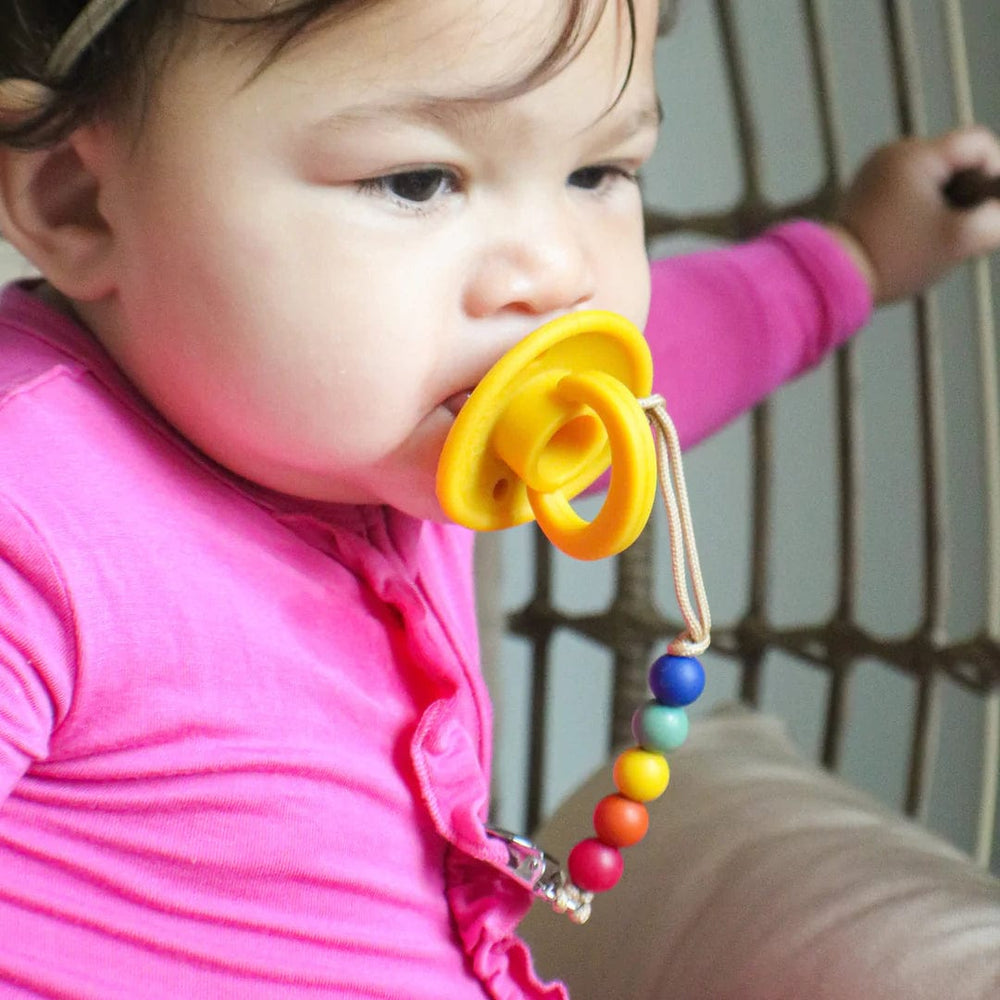OLI Pacifier - Mustard Oli Pacifier Pacifiers & Teethers Lil Tulips