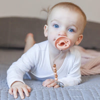 OLI Pacifier - Peach Oli Pacifier Pacifiers & Teethers Lil Tulips