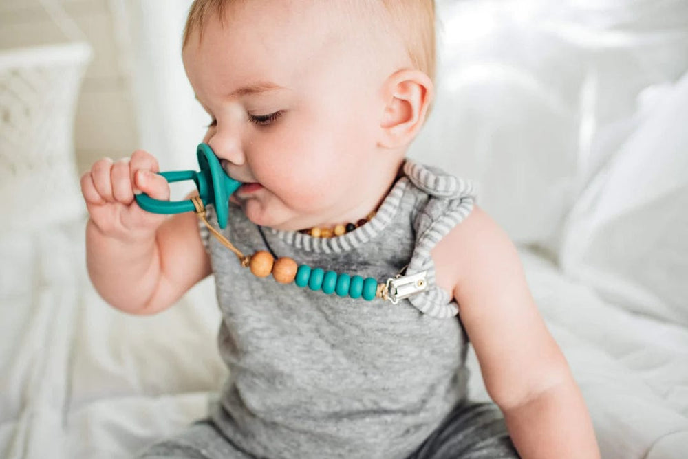 OLI Pacifier - Peacock Oli Pacifier Pacifiers & Teethers Lil Tulips
