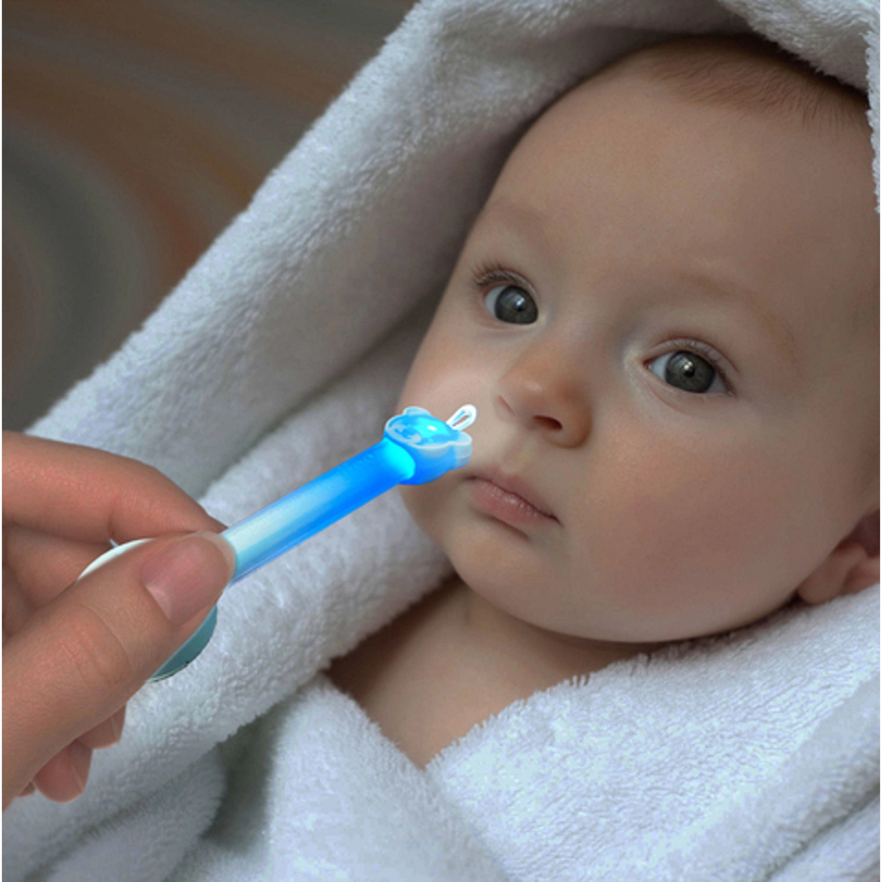 Oogiebear Baby Nose Cleaner and Ear Wax Removal Tool with LED Light for Newborns