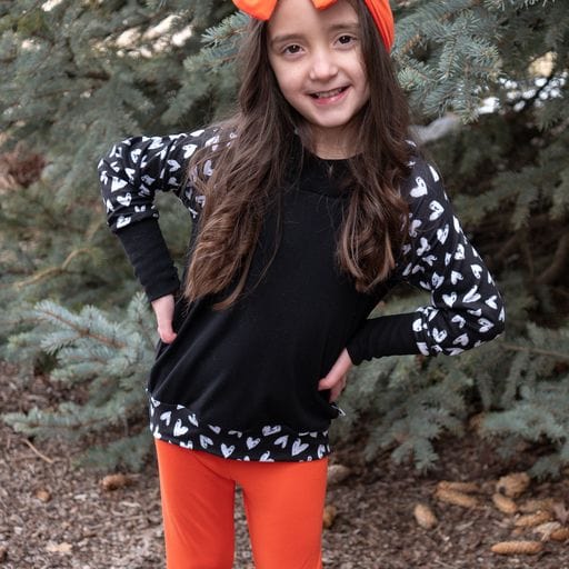 Orange Leggings bumblito Lil Tulips