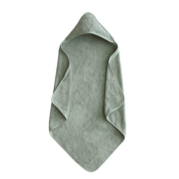 Organic Cotton Baby Hooded Towel (Moss) Mushie Lil Tulips