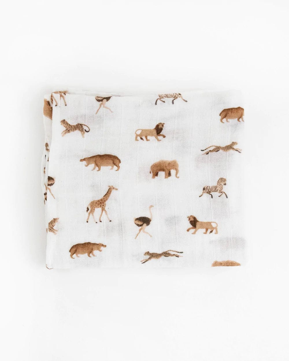 Organic Cotton Muslin Swaddle Blanket - Animal  Crackers Little Unicorn Lil Tulips