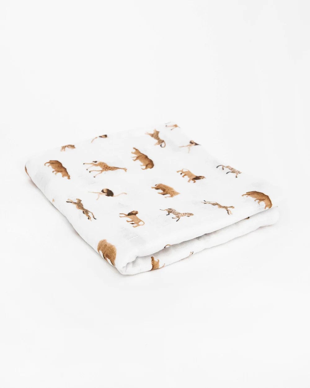 Organic Cotton Muslin Swaddle Blanket - Animal  Crackers Little Unicorn Lil Tulips