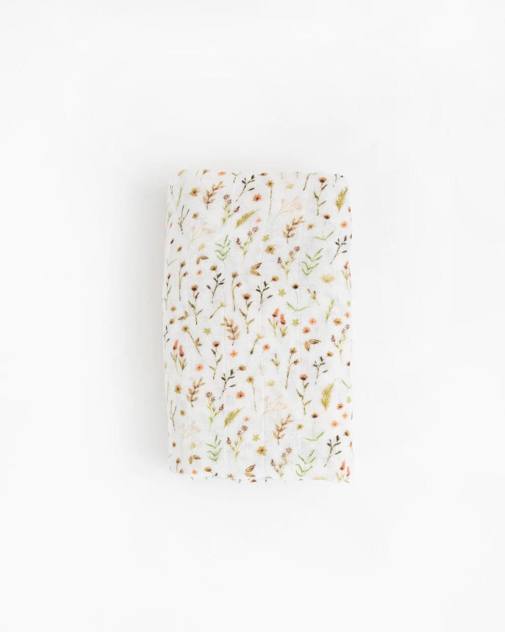 Organic Cotton Muslin Swaddle Blanket - Floral  Field Little Unicorn Lil Tulips