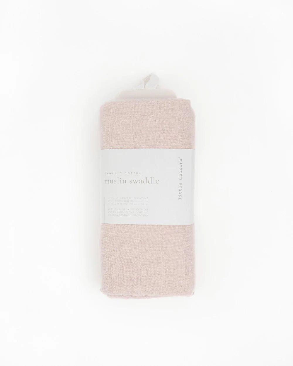 Organic Cotton Muslin Swaddle Blanket - Rosie Little Unicorn Lil Tulips