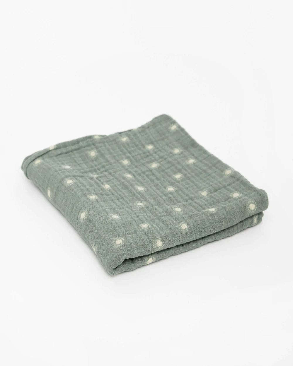 Organic Cotton Muslin Swaddle Blanket - Sage Suns Little Unicorn Lil Tulips