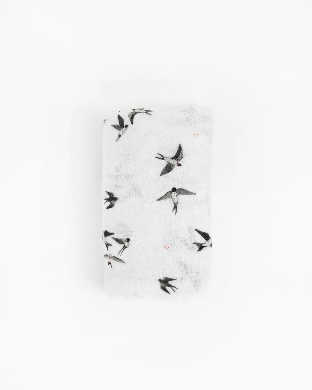 Organic Cotton Muslin Swaddle Blanket - Swallows Little Unicorn Lil Tulips