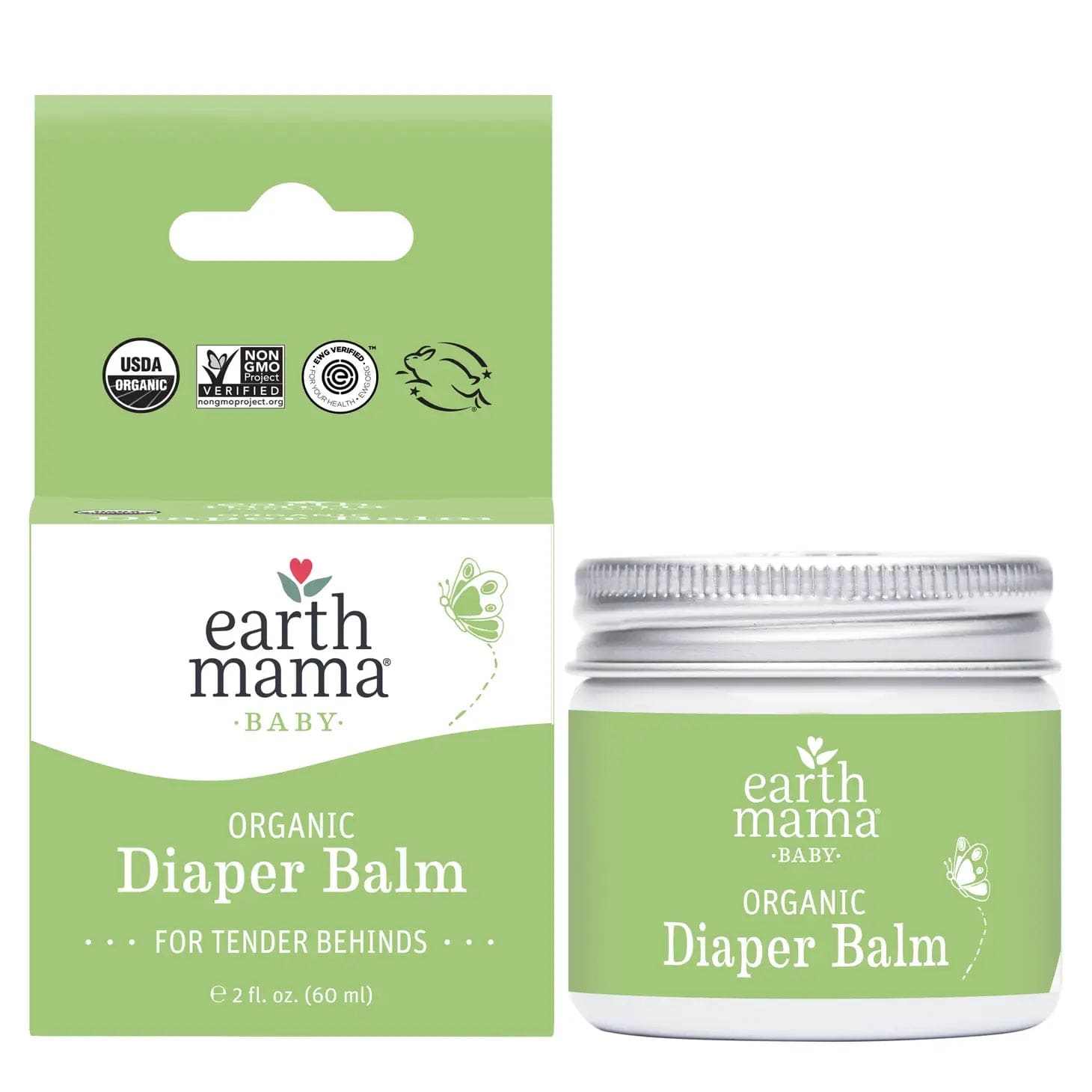 Organic Diaper Balm Earth Mama Angel Baby Earth Mama Angel Baby Lil Tulips