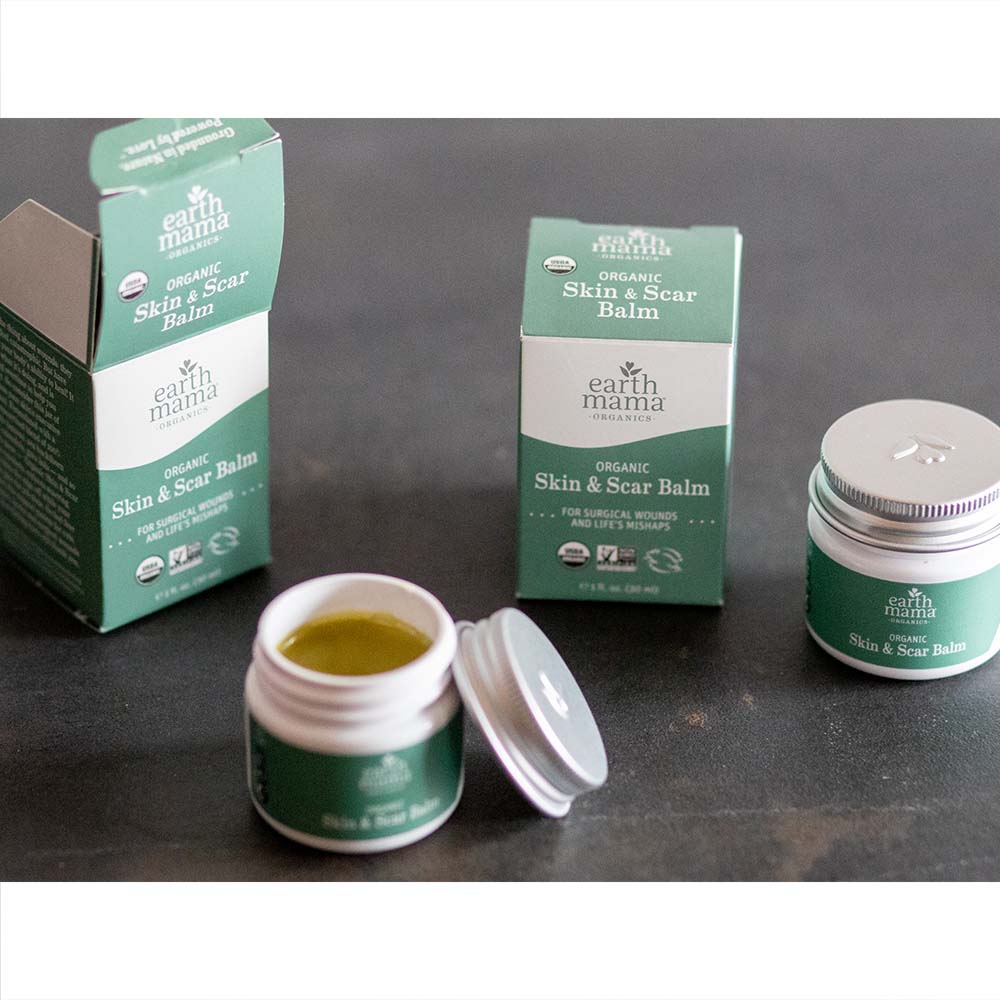 Organic Skin and Scar Balm Earth Mama Organics Lil Tulips
