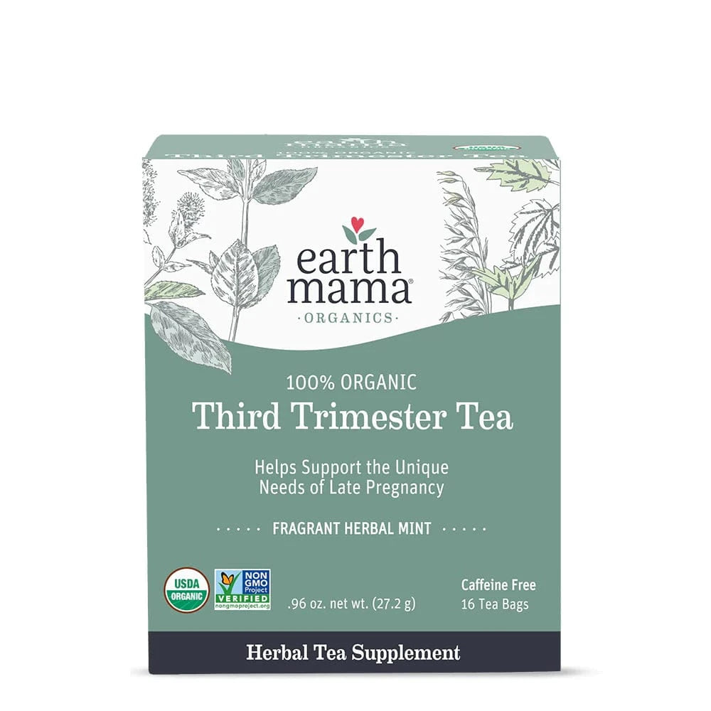 Organic Third Trimester Tea Earth Mama Organics Lil Tulips