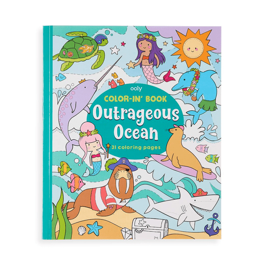 Outrageous Ocean Color-in' Book OOLY Lil Tulips