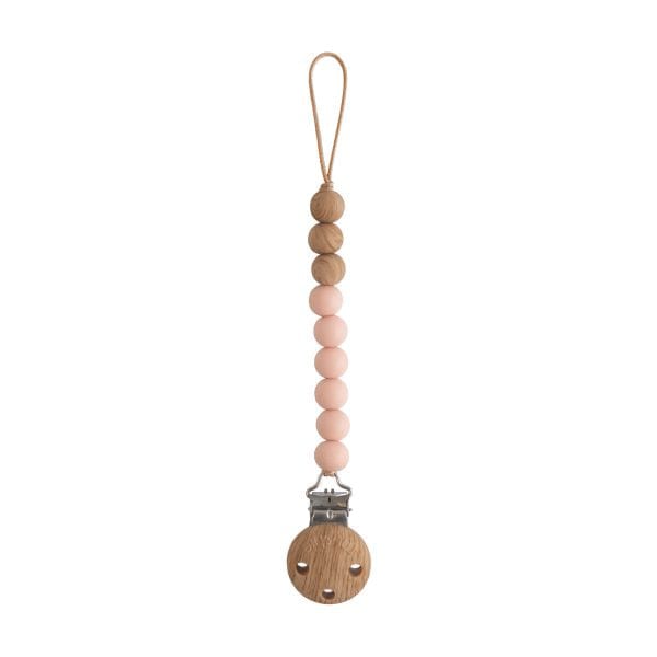 Pacifier Clip | Eva (Blush) Mushie Lil Tulips