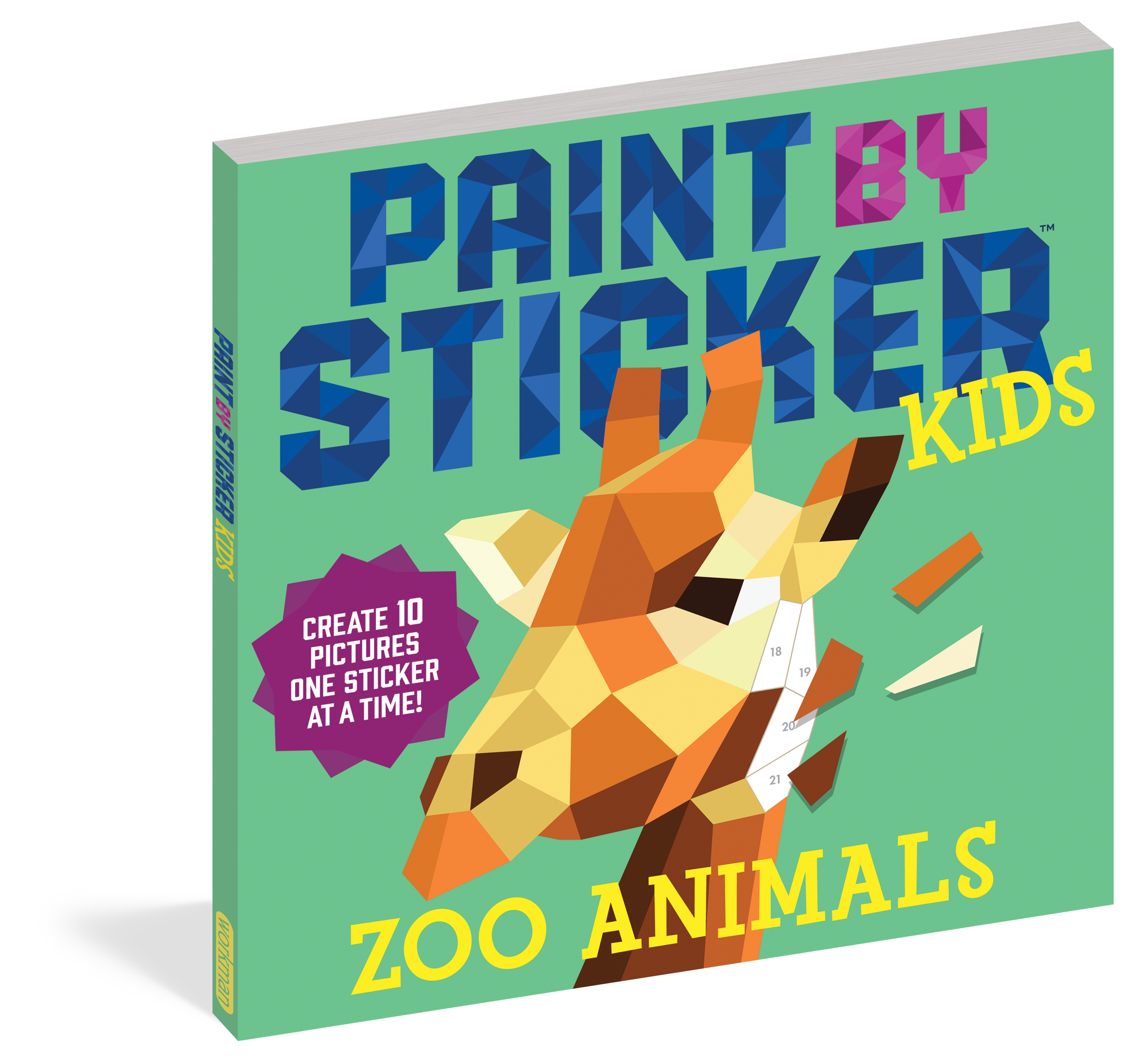 Paint by Sticker Kids: Zoo Animals Paint by Sticker Lil Tulips