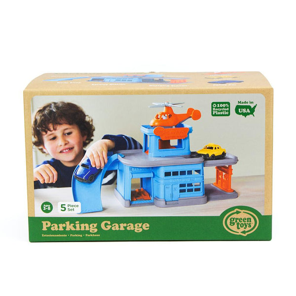 Parking Garage Green Toys Lil Tulips