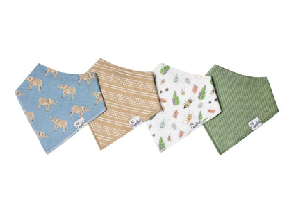 Peanut Baby Bandana Bibs Copper Pearl Lil Tulips