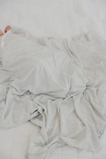 Peter Knit Swaddle Blanket Copper Pearl Lil Tulips