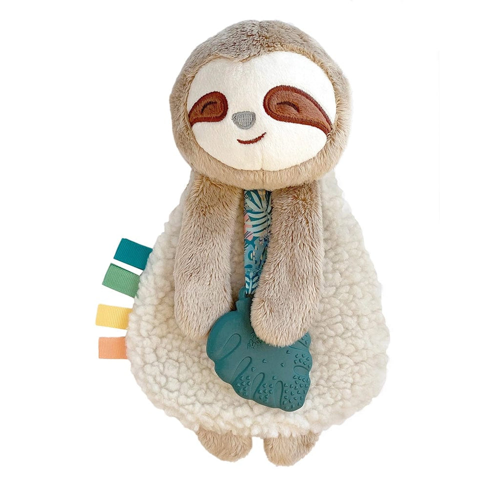 Peyton the Sloth Itzy Friends Itzy Lovey™ Plush with Silicone Teether Toy Itzy Ritzy Lil Tulips