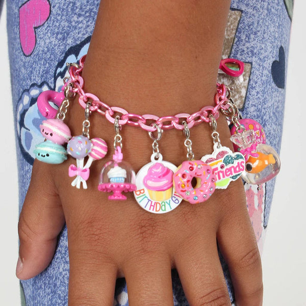 Pink Chain Link Bracelet Charm It! Bracelets Lil Tulips