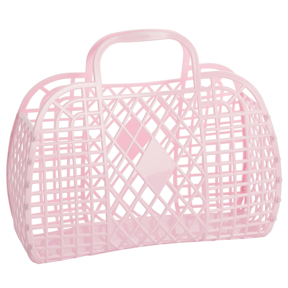 Pink Retro Jelly Basket - Large Sun Jellies Baskets Lil Tulips