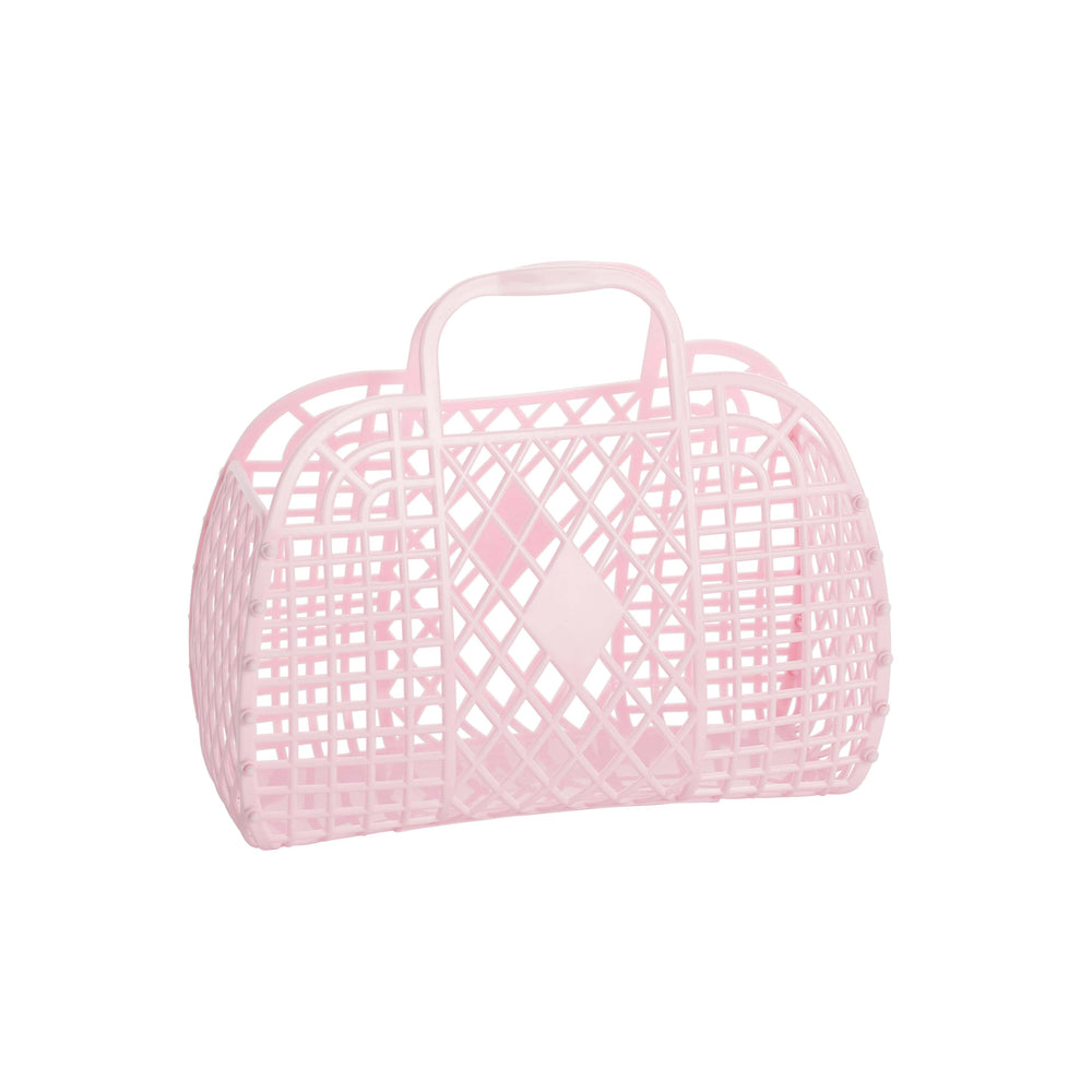 Pink Retro Jelly Basket - Small Sun Jellies Baskets Lil Tulips