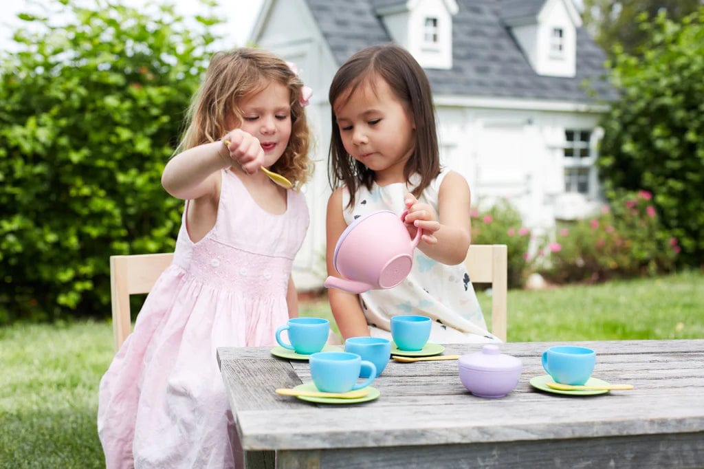 Pink Tea Set Green Toys Lil Tulips