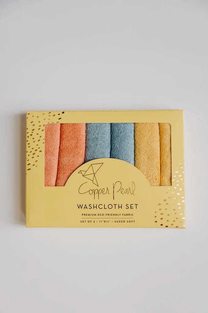Piper Washcloths (6-Pack) Copper Pearl Lil Tulips