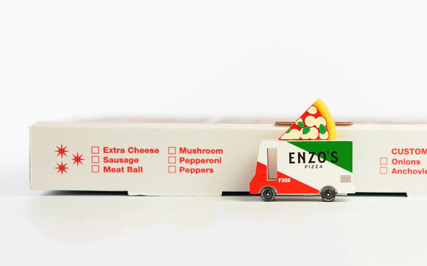 Pizza Van CandyLab Toy Cars Lil Tulips