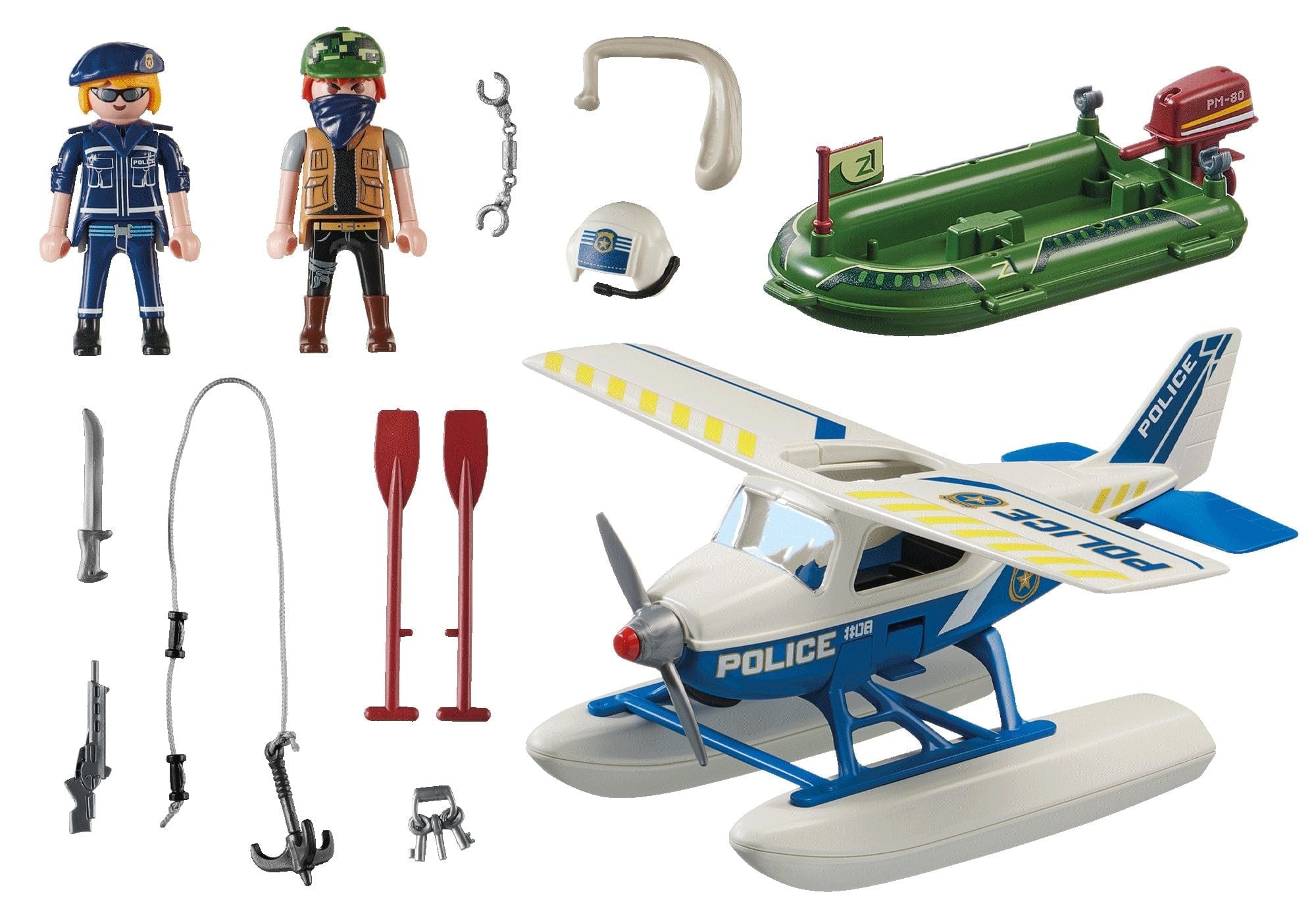 Police Seaplane Playmobil Toys Lil Tulips